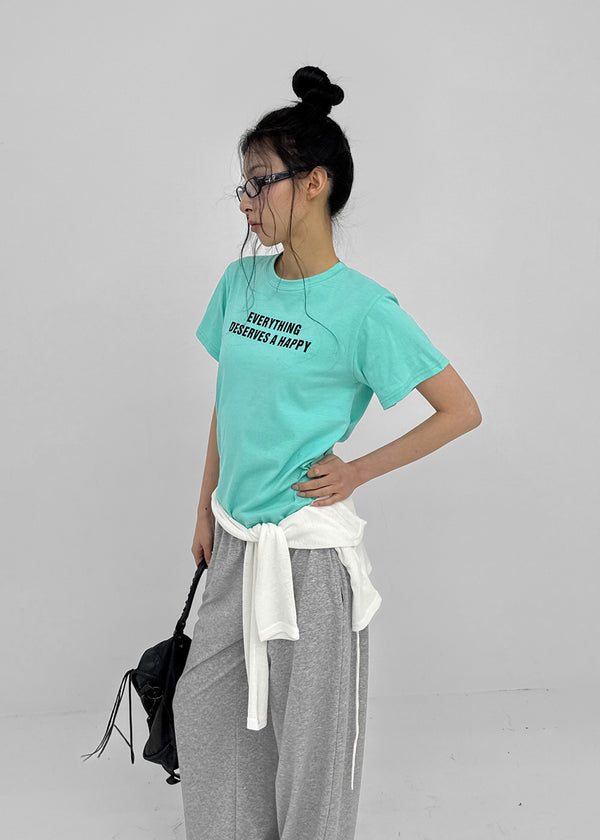 Phoebets Lettering Short Sleeve T-shirt