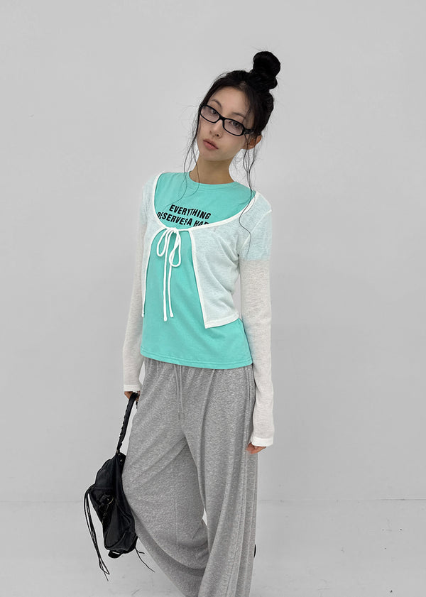 Phoebets Lettering Short Sleeve T-shirt