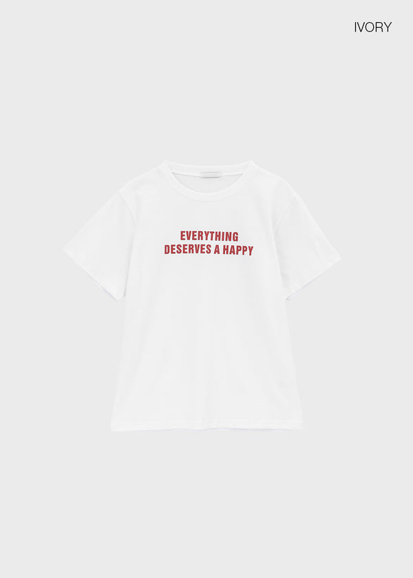 Phoebets Lettering Short Sleeve T-shirt