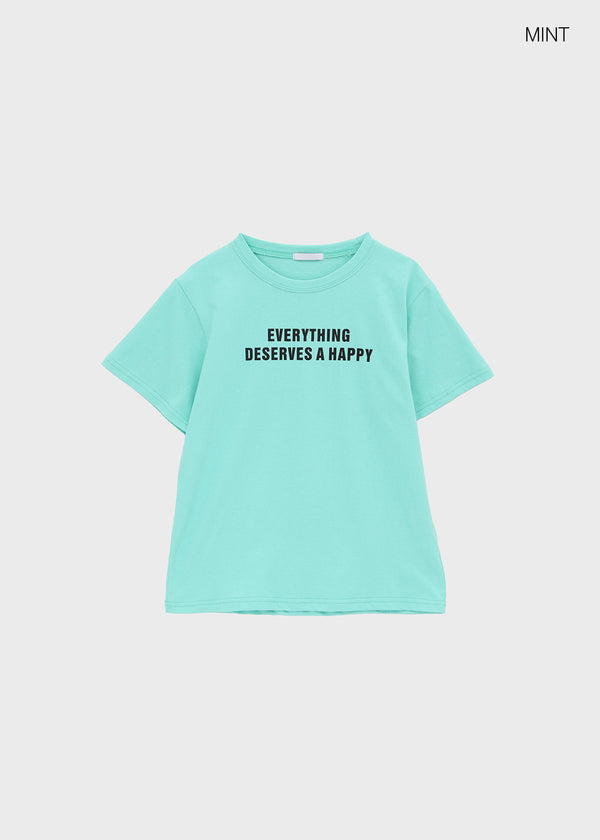 Phoebets Lettering Short Sleeve T-shirt