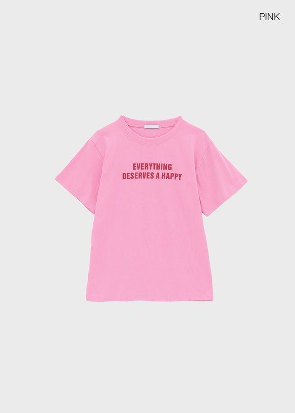 Phoebets Lettering Short Sleeve T-shirt