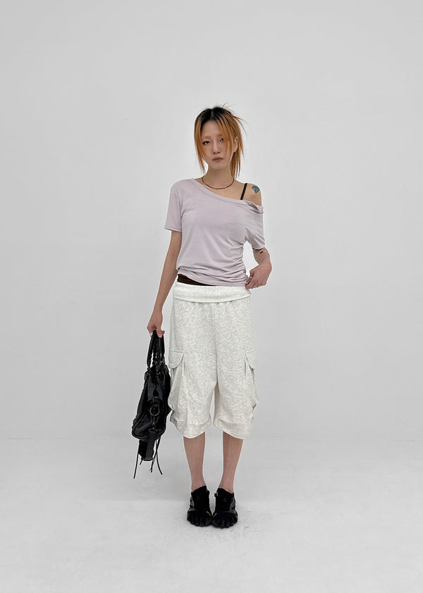 Poet Folding Cargo Bermuda Shorts