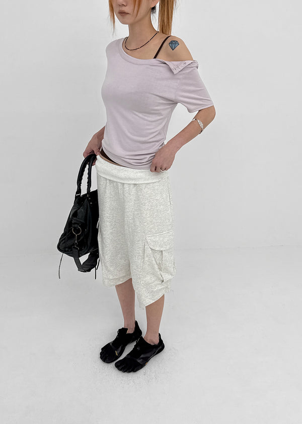 Poet Folding Cargo Bermuda Shorts