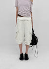 Poet Folding Cargo Bermuda Shorts