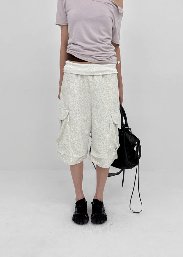 Poet Folding Cargo Bermuda Shorts