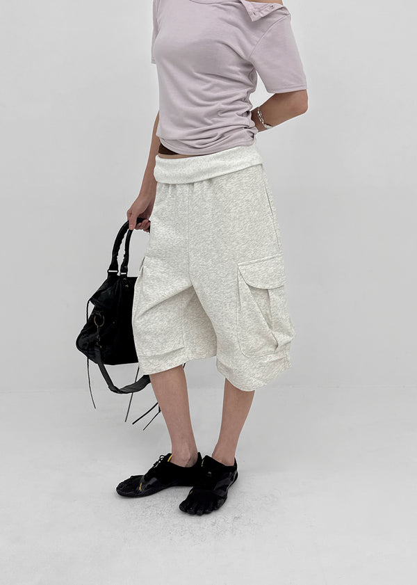 Poet Folding Cargo Bermuda Shorts