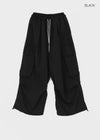 (UNISEX) Char Nylon Cargo String Pants