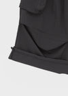 (UNISEX) Char Nylon Cargo String Pants