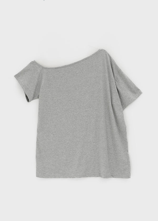 Sovereign Asymmetrical Off-shoulder Short Sleeve Tee