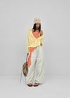 Krat Oversized Linen Cardigan