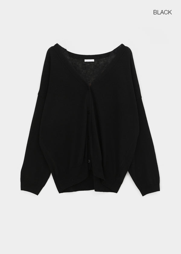 Krat Oversized Linen Cardigan