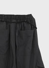 Pink Nylon Cargo Elastic Pants