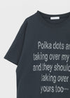 Ducks Dot Lettering Short Sleeve T-shirt