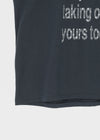Ducks Dot Lettering Short Sleeve T-shirt