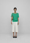 Dash Beads Strap Halter Short Sleeve Tee
