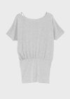 Dash Beads Strap Halter Short Sleeve Tee