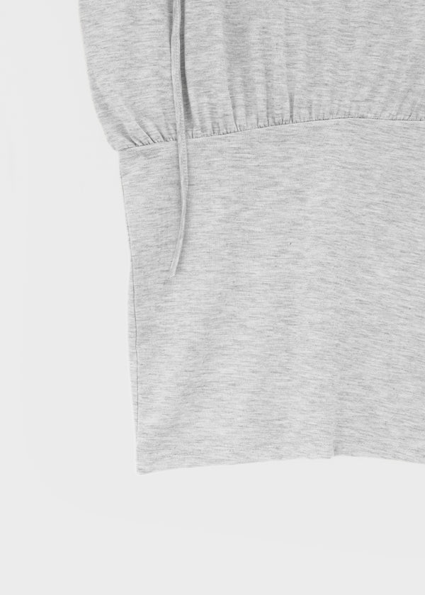 Dash Beads Strap Halter Short Sleeve Tee