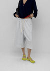 (UNISEX) Webs Bermuda Elastic Pants