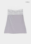 Bones Lace Midi Skirt