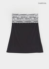 Bones Lace Midi Skirt