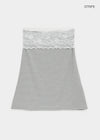 Bones Lace Midi Skirt