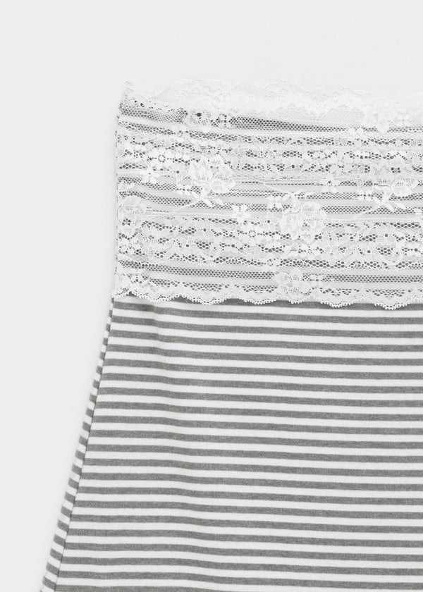 Bones Lace Midi Skirt