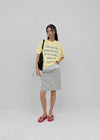 Ducks Dot Lettering Short Sleeve T-shirt