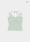 Robf Lace Layered Sleeveless