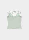 Robf Lace Layered Sleeveless