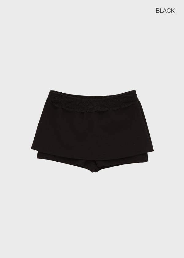 Pchel Lace Mini Skirt Pants