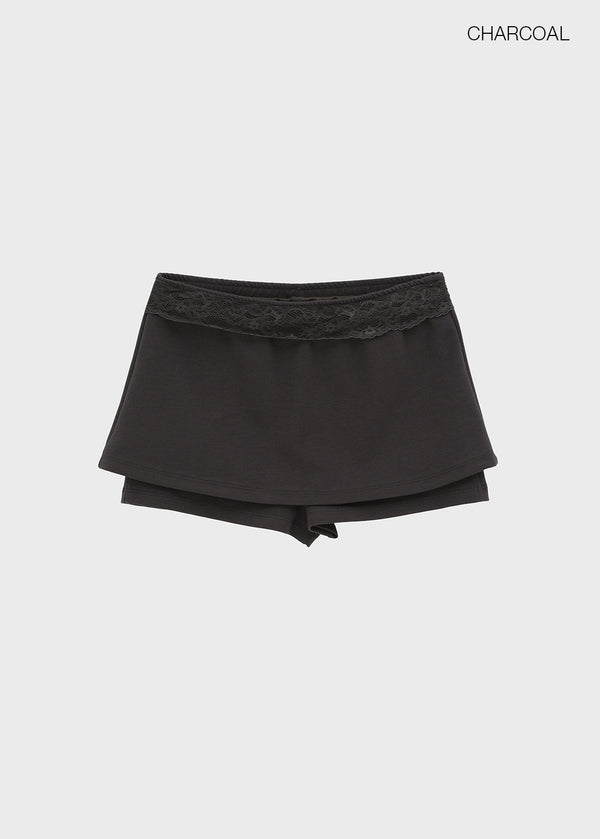 Pchel Lace Mini Skirt Pants