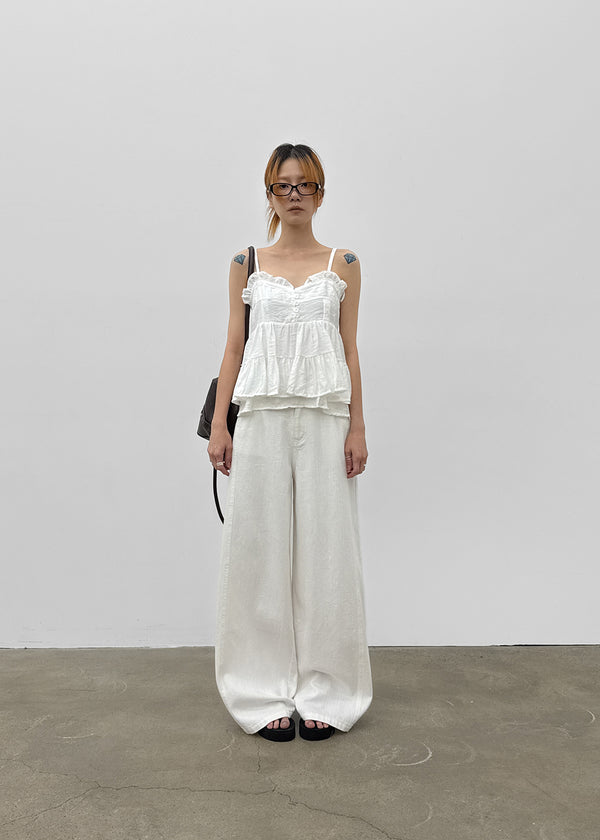 Killing Button Sleeveless Blouse