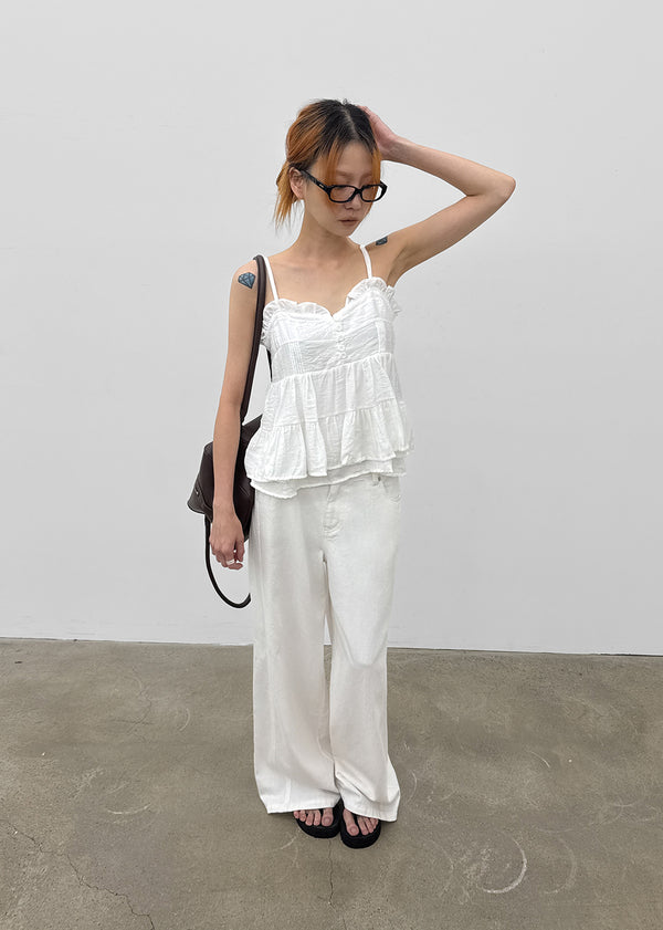 Killing Button Sleeveless Blouse