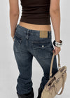 Flon Low-waist Bootcut Denim Pants