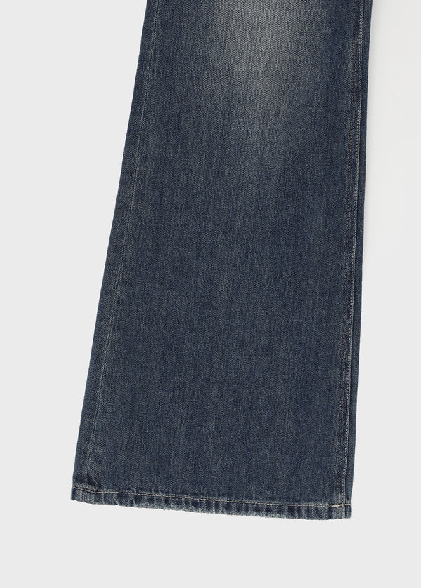 Flon Low-waist Bootcut Denim Pants