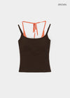 Robpa Halter Layered Sleeveless (Built-in Cap)