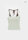 Robpa Halter Layered Sleeveless (Built-in Cap)