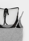 Robpa Halter Layered Sleeveless (Built-in Cap)
