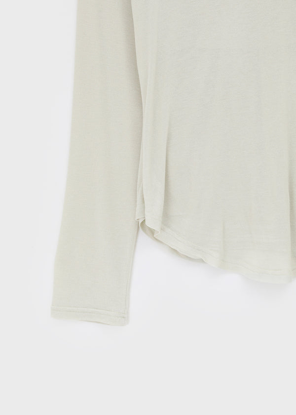 Mauvetee Backless Long-sleeve Shirt