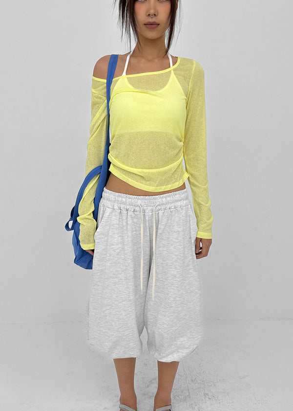 K-dump Set - Summer Long Sleeve T-shirt, Bra Top