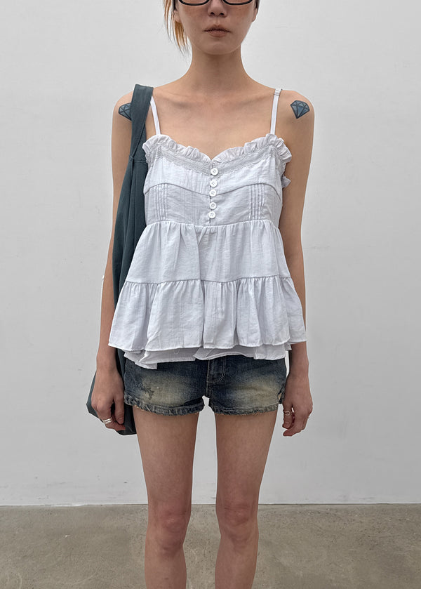 Killing Button Sleeveless Blouse