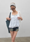 Killing Button Sleeveless Blouse