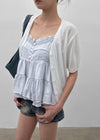 Killing Button Sleeveless Blouse