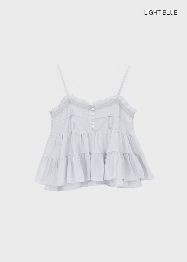 Killing Button Sleeveless Blouse