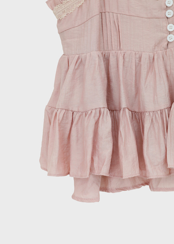 Killing Button Sleeveless Blouse