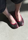 Kugan Check Rain Flat Shoes