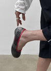 Kugan Check Rain Flat Shoes