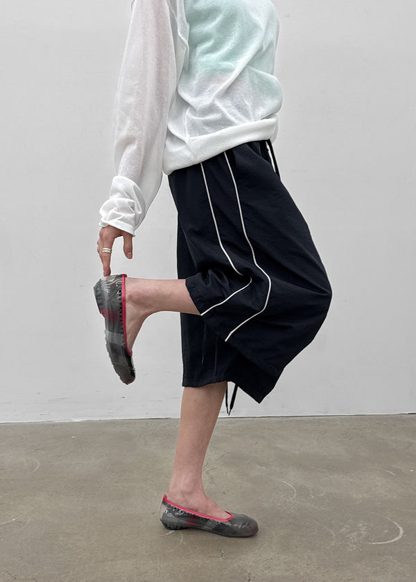 Kugan Check Rain Flat Shoes