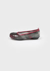 Kugan Check Rain Flat Shoes