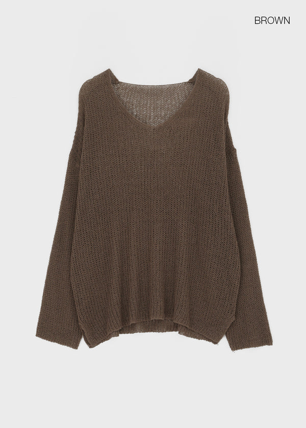 Sabian V-neck Summer Knit
